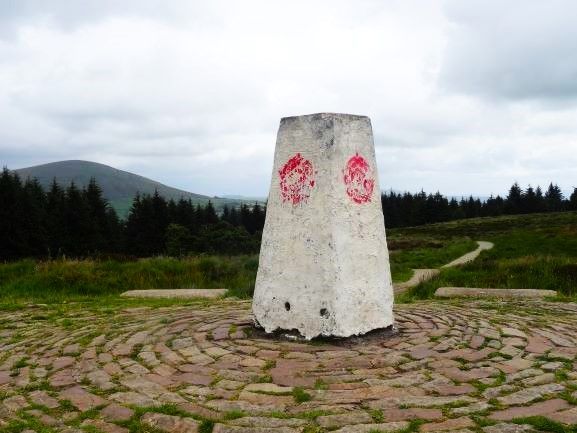 The Trig Point on Beacon Fell.